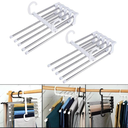 Ver imagem 1 de Cabide Organizador para Calças em Inox Durável e Prático