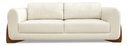 Ver imagem 2 de Sofá New 2 Lugares Linho Bege 1.60m para Sala Bz Home Decor