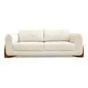 Ver imagem 2 de Sofá New 2 Lugares Linho Bege 1.60m para Sala Bz Home Decor