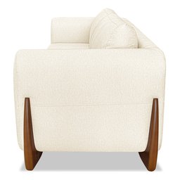 Sofá New 2 Lugares Linho Bege 1.60m para Sala Bz Home Decor - 3