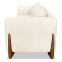 Ver imagem 3 de Sofá New 2 Lugares Linho Bege 1.60m para Sala Bz Home Decor