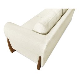 Sofá New 2 Lugares Linho Bege 1.60m para Sala Bz Home Decor - 5