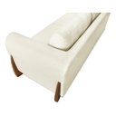 Ver imagem 5 de Sofá New 2 Lugares Linho Bege 1.60m para Sala Bz Home Decor