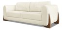 Ver imagem 4 de Sofá New 2 Lugares Linho Bege 1.60m para Sala Bz Home Decor