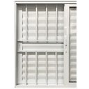 Ver imagem 6 de Janela Veneziana de Alumínio 3 Folhas 100 x 120cm com Grade Linha 25 Esquadrias Bergamo Branco