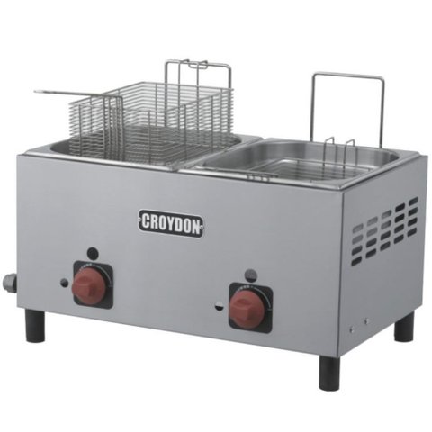 Fritadeira a Gás 9 Litros 2 Cestas F2BG Croydon