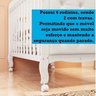 Quarto de Bebê Berço com Capitonê Guarda Roupa e Cômoda com Janela Maya Clássico Espresso Móveis - 13
