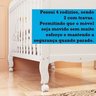 Quarto de Bebê Berço Guarda Roupa e Cômoda Maya Clássico Espresso Móveis - 13