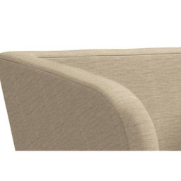 Poltrona Decorativa P/ Sala Urbana Linho Jeans - Kappesberg - 4