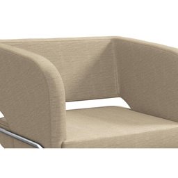 Poltrona Decorativa P/ Sala Urbana Linho Jeans - Kappesberg - 6