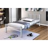 Cama Solteiro Tubolar/aço com Proteção Frete Gratis.:solteiro Lais/branco - 3