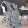 Coberta King Size Manta Xadrez Super Fofinha e Quentinha:cinza - 2