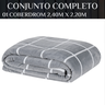 Coberta King Size Manta Xadrez Super Fofinha e Quentinha:cinza - 6