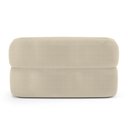 Ver imagem 2 de Kit Poltrona Giratória e Sofá Orgânico Living Glee 02 Lugares 140cm Bouclê Bege - Desk Design