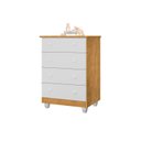 Ver imagem 2 de Cômoda Infantil 4 Gavetas Lara