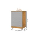 Ver imagem 3 de Cômoda Infantil 4 Gavetas Lara