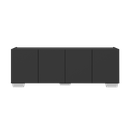 Ver imagem 5 de Rack para Tv até 50 Polegadas com 4 Portas Multimóveis Mp1072 Preto/branco
