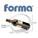 Ver imagem 2 de Suporte para Vinho Garrafa Adega Mesa Organizador Cozinha Porta Garrafa Decoração Bar Casa