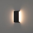 Ver imagem 3 de Arandela Stella Reflex Led 20cm Ip65 6w Bivolt Preto - 2700k - Luz Amarela