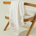 Ver imagem 2 de Jogo de Toalhas 4 Pç Macia Guadalupe - 500 G/m² - Branca