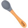 Colher Bambu e Silicone Cinza Freso - 1