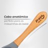 Colher Bambu e Silicone Cinza Freso - 2