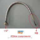 Ver imagem 1 de Flexível Monocomando Lorenzetti M8 450mm 1/2"