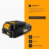 Bateria de Li-íon 21v K21 Bt02 Capacidade de 2000 Mah Indicador de Carga em Luzes de Led Wap - 6