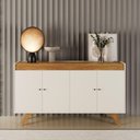 Ver imagem 3 de Buffet Sevilha 4 Portas Cor:Off White/Naturalle