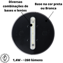 Ver imagem 3 de Ecolight Luminária Econômica - Base Preta Transparente - 110v