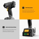 Ver mais imagens de Chave de Impacto K21 Ch01 À Bateria 2000 Mah Torque de 350nm 4 Soquetes Wap