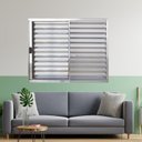 Ver imagem 1 de Janela Veneziana de Alumínio 3 Folhas 100 X 80cm Linha Modular Esquadrias Bergamo