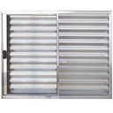 Ver imagem 2 de Janela Veneziana de Alumínio 3 Folhas 100 X 80cm Linha Modular Esquadrias Bergamo