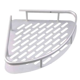 Suporte Prateleira de Canto Banheiro Box Shampoo Sabonete Organizador Cosmeticos Cozinha Casa Lavand - 5