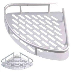 Suporte Prateleira de Canto Banheiro Box Shampoo Sabonete Organizador Cosmeticos Cozinha Casa Lavand