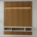 Ver imagem 5 de Painel para Tv até 75 Polegadas Colombo 1 Porta com Led Cinamomo/off White - Panorama Móveis