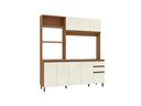 Ver imagem 2 de Kit Cozinha Compacta Kappesberg Cb1255 Cor Canela/off White