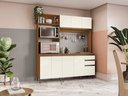 Ver imagem 1 de Kit Cozinha Compacta Kappesberg Cb1255 Cor Canela/off White