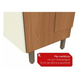 Kit Cozinha Compacta Kappesberg Cb1255 Cor Canela/off White - 6