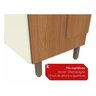 Kit Cozinha Compacta Kappesberg Cb1255 Cor Canela/off White - 6