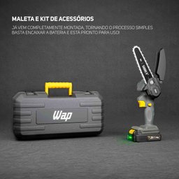 Motossera de Sabre 6" K21 S01 À Bateria Li-íon e Velocidade de Corte 4,8 M/s com Maleta Wap - 8