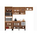 Ver imagem 5 de Cozinha Modulada Demóbile 4 Peças Firenze C4p251 Amendola/nude Prime Tx