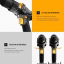 Ver imagem 7 de Parafusadeira e Furadeira de Impacto 3/8" K21 Id01 À Bateria com 21 Níveis de Torque Wap