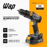 Parafusadeira e Furadeira de Impacto 3/8" K21 Id01 À Bateria com 21 Níveis de Torque Wap - 6