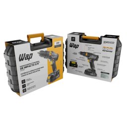 Parafusadeira e Furadeira de Impacto 3/8" K21 Id01 À Bateria com 21 Níveis de Torque Wap - 9