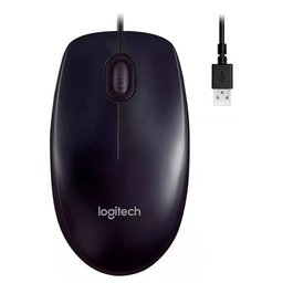 Mouse M90 Óptico Usb Preto 1000 Dpi Logitech - 2