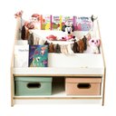Ver imagem 2 de Estante Infantil Montessori Organizadora de Livros em Mdf Branca