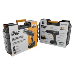 Parafusadeira e Furadeira de Impacto 1/2" K21 Id03 À Bateria com 20 Níveis de Torque 60 Nm Wap - 9