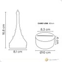 Ver imagem 5 de Abajures de Mesa Acrilico Torre Eiffel Led Rgb Colorido Cabo Usb e Pilha