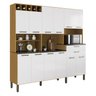 Cozinha Compacta com 12 Portas 2 Gavetas e Espaço para Micro-ondas 100% Mdf Vitis - 3